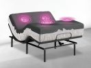 GoodVibeSleep Calm Mattress and Adjustable Base Comfort Ensemble, Twin XL Size