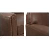 Faux Leather 360 Degree Swivel Arm Chair